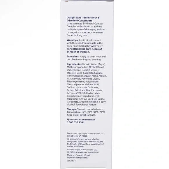 Obagi ELASTIderm Neck and Décolleté Concentrate - White and Blue